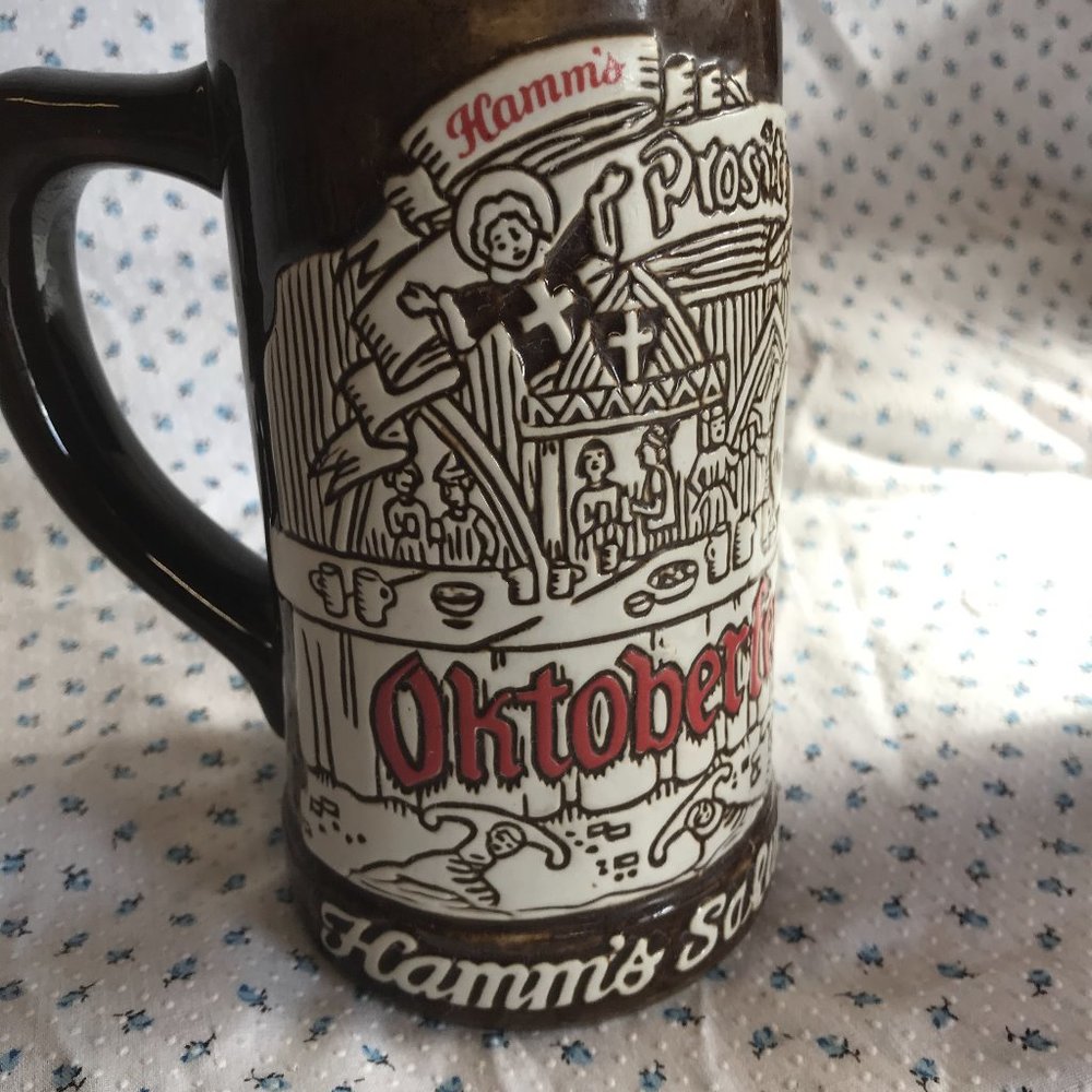 Hamm's Salutes Oktoberfest 1973 Beer Stein